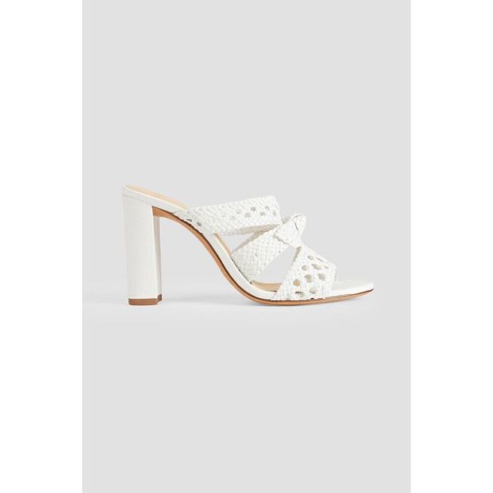 ALEXANDRE BIRMAN Clarita 90 braided leather mules Size EU 36.5 $795